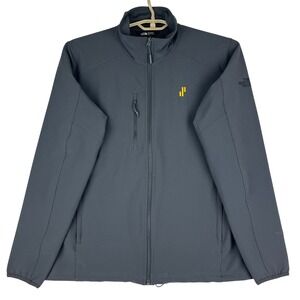 The North Face Softshell Jacket Mens Medium (M) WindWall Grey Full Zip NF0A3LGV